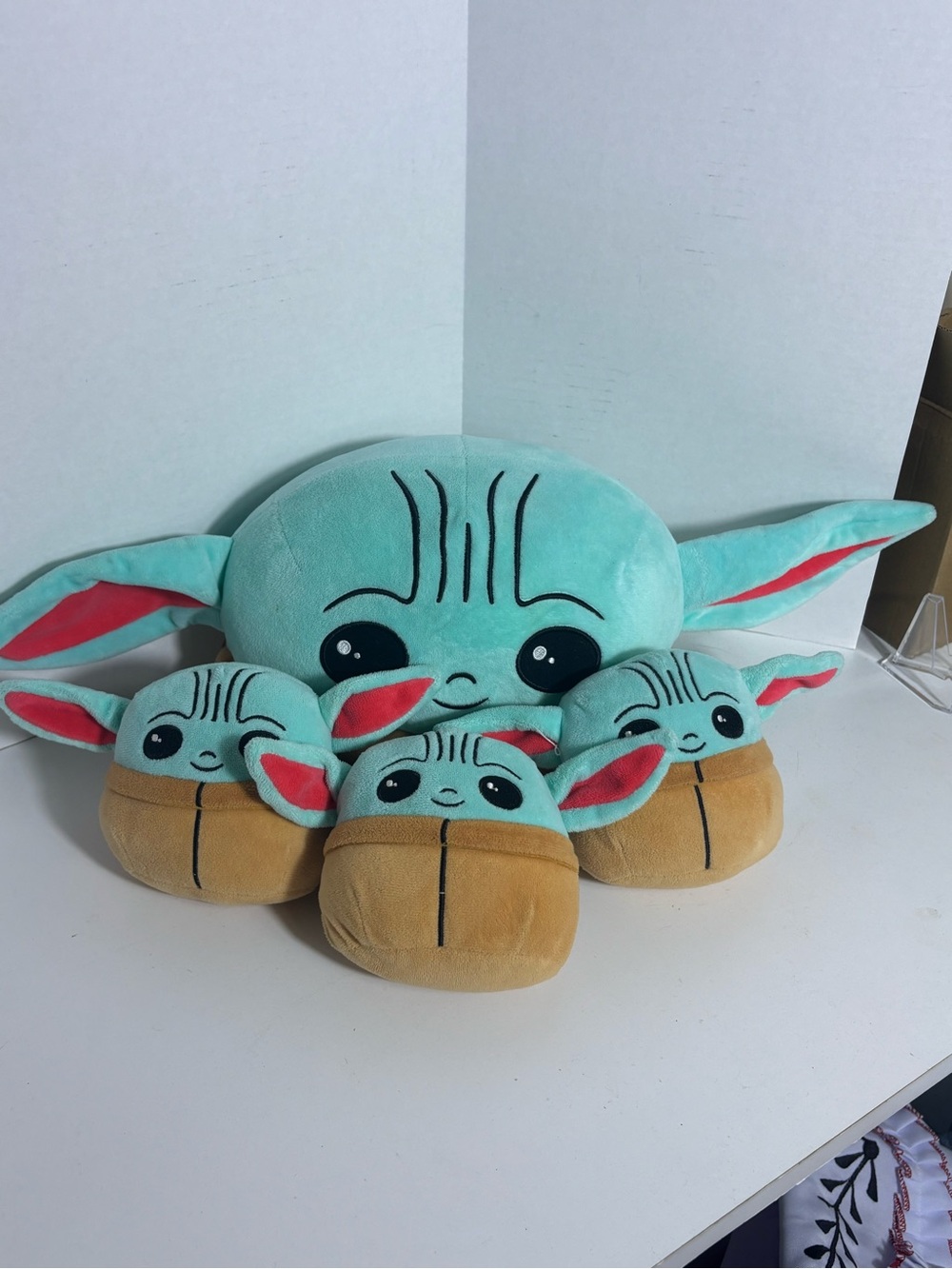 Baby Yoda Grogu Squish Zippered Plush Filled with Mini Babies Star Wars Set